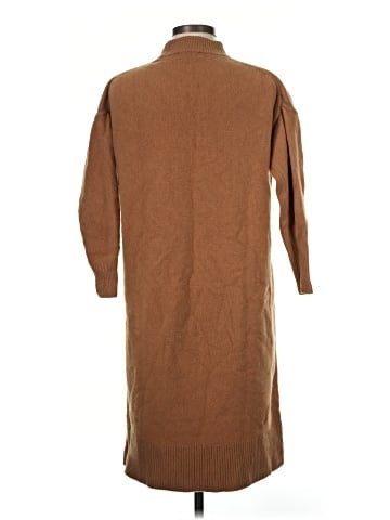 Madewell (Re)sourced Cashmere Mockneck Midi Sweater Dress (view 2)