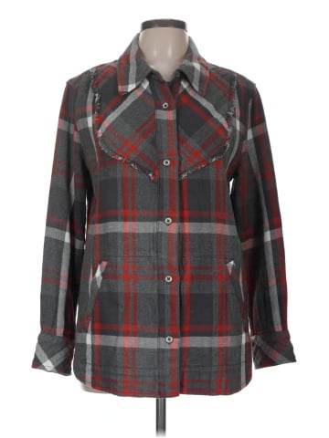 CAbi Long Sleeve Button-Down Shirt (view 1)