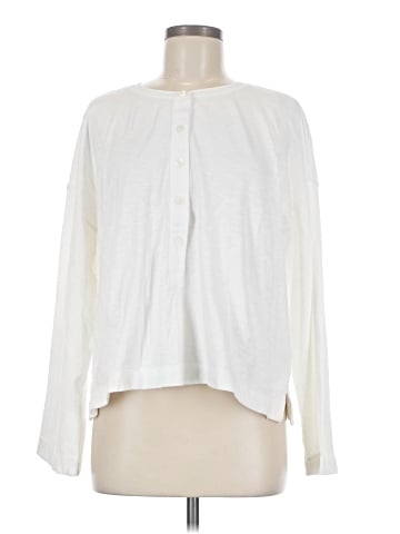 Madewell Relaxed Henley Long-Sleeve Tee (view 1)