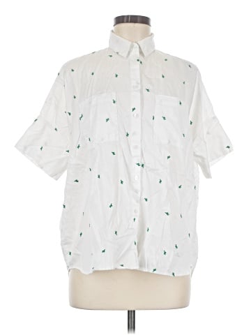 Madewell Embroidered Cactus Courier Shirt (view 1)