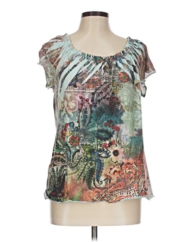 Notations Short Sleeve Blouse (view 1)