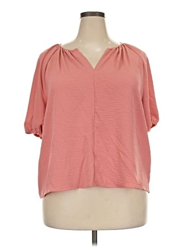 Simply Vera Vera Wang Short Sleeve Blouse (view 1)