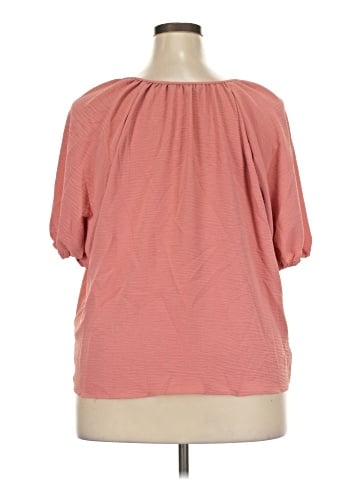 Simply Vera Vera Wang Short Sleeve Blouse (view 2)