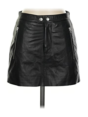 Rag & Bone Faux Leather Skirt (view 1)