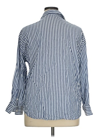 Elizabeth and James 3/4 Sleeve Button-Down Shirt (view 2)