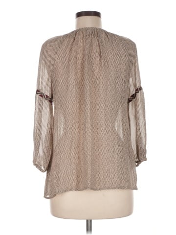 Joie Long Sleeve Silk Top (view 2)