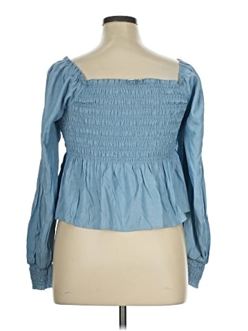 Candie's Long Sleeve Blouse (view 2)