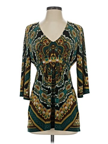 INC International Concepts 3/4 Sleeve Blouse (view 1)