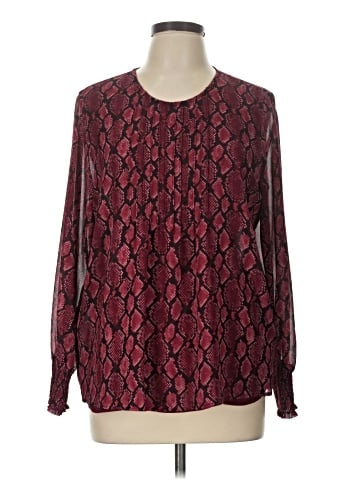 MICHAEL Michael Kors Long Sleeve Blouse (view 1)