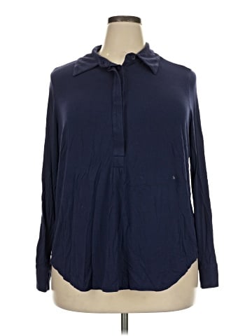 Universal Standard Long Sleeve Blouse (view 1)