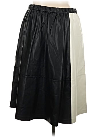 ELOQUII Faux Leather Skirt (view 2)