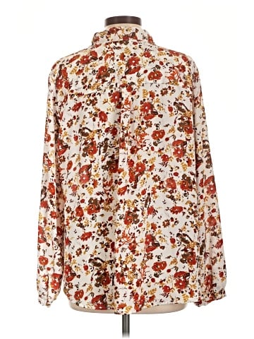Adrianna Papell Long Sleeve Blouse (view 2)