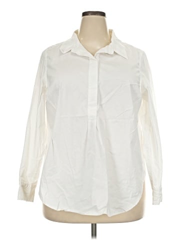 Universal Standard Long Sleeve Blouse (view 1)
