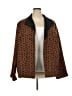 Scott Taylor 100% Polyester Print Brown Blazer Size 3X - photo 1