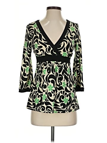 INC International Concepts 3/4 Sleeve Blouse (view 1)