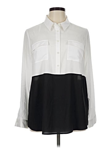 Calvin Klein Long Sleeve Blouse (view 1)
