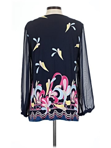 JM Collection Long Sleeve Blouse (view 2)