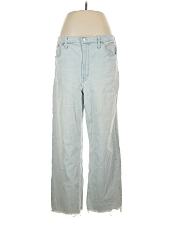 Madewell The Perfect Vintage Wide-Leg Crop Jean in Bosworth Wash: Raw-Hem Edition (view 1)