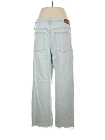 Madewell The Perfect Vintage Wide-Leg Crop Jean in Bosworth Wash: Raw-Hem Edition (view 2)