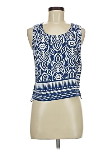Rose + Olive Sleeveless Blouse (view 1)