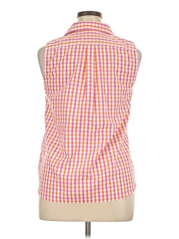 Lands' End Sleeveless Button-Down Shirt (view 2)