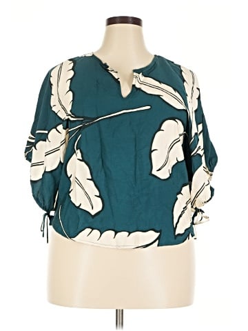 Worthington 3/4 Sleeve Blouse (view 1)