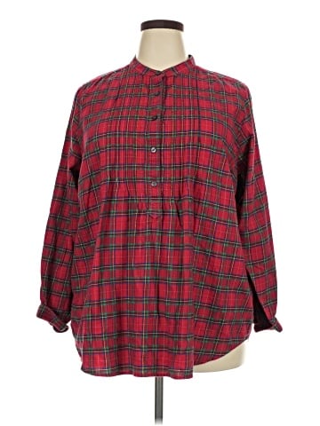 Lands' End Long Sleeve Button-Down Shirt (view 1)