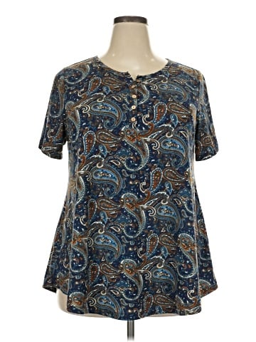 Assorted Brands Short Sleeve Henley (view 1)