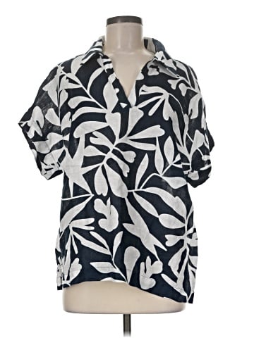Elie Tahari Short Sleeve Blouse (view 1)