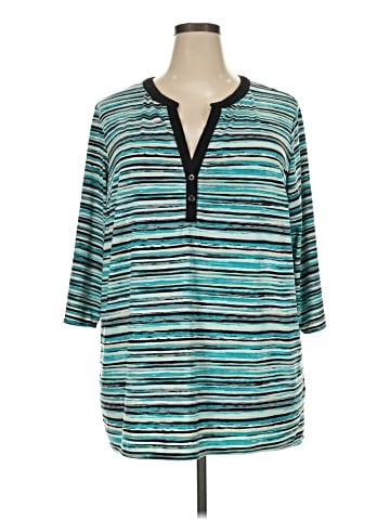 Woman Within 3/4 Sleeve T-Shirt (view 1)
