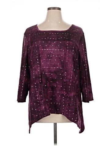 Alfred Dunner 3/4 Sleeve Top (view 1)