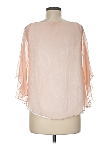 Aryn K. 3/4 Sleeve Silk Top (view 2)