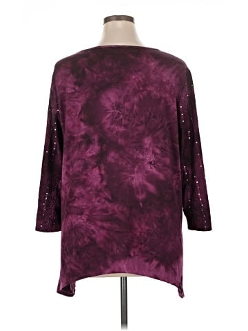 Alfred Dunner 3/4 Sleeve Top (view 2)