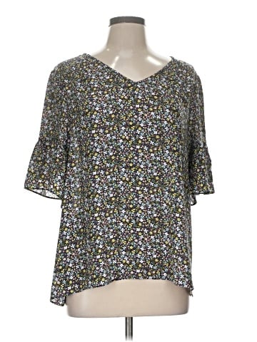 Ann Taylor LOFT Short Sleeve Blouse (view 1)