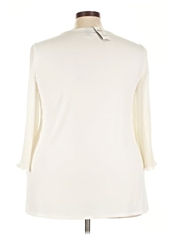 JM Collection 3/4 Sleeve Top (view 2)