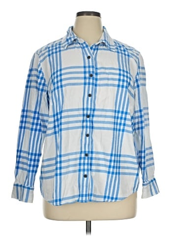 Lands' End Long Sleeve Button-Down Shirt (view 1)