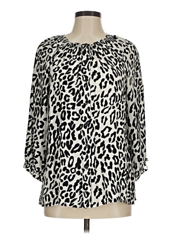 INC International Concepts 3/4 Sleeve Silk Top (view 1)