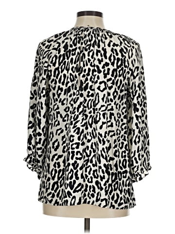 INC International Concepts 3/4 Sleeve Silk Top (view 2)