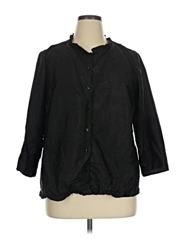Eileen Fisher 3/4 Sleeve Silk Top (view 1)