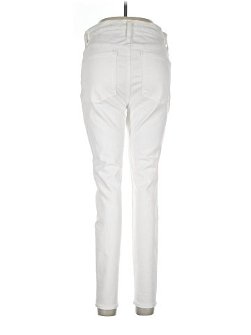Madewell 9" Mid-Rise Skinny Jeans in Pure White (view 2)