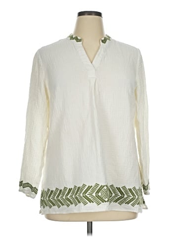 Soft Surroundings Long Sleeve Blouse (view 1)