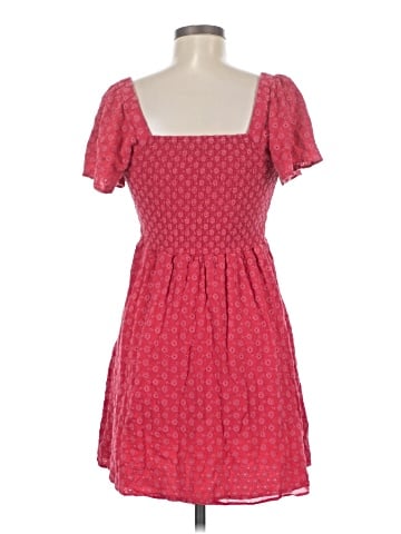 Madewell Eyelet Lucie Smocked Mini Dress (view 2)