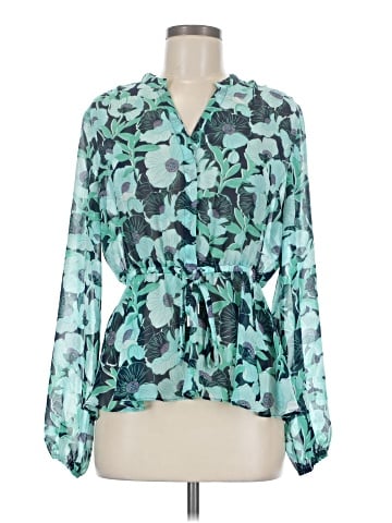 Maison Jules Long Sleeve Blouse (view 1)