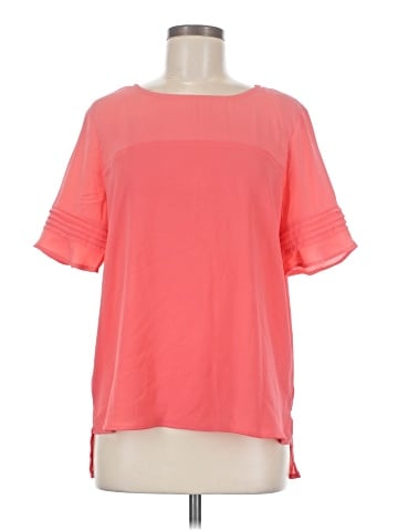 NY Collection Short Sleeve Blouse (view 1)