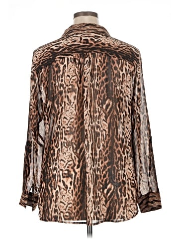 INC International Concepts Long Sleeve Blouse (view 2)