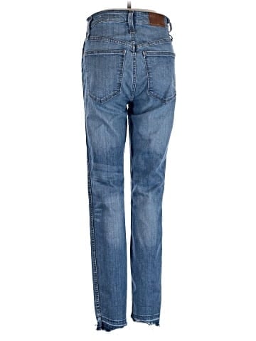 Madewell Curvy High-Rise Skinny Jeans: Drop Step-Hem Edition (view 2)