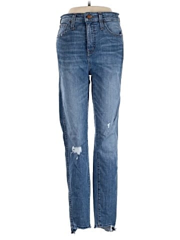Madewell Curvy High-Rise Skinny Jeans: Drop Step-Hem Edition (view 1)