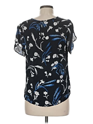 Joie Short Sleeve Silk Top (view 2)