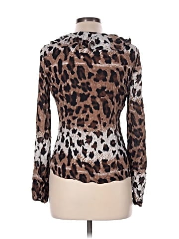 Boston Proper Long Sleeve Silk Top (view 2)