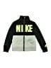 Nike 100% Polyester Graphic Green Track Jacket Size 5 - photo 1